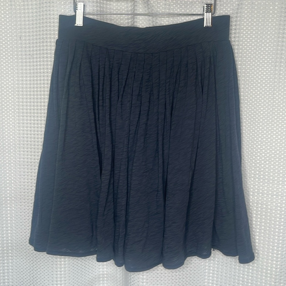 Goldie Brand Pleated Circle Skirt Pima Cotton Lined Sz M